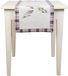 Clayre & Eef S004.065 - Tafelloper 40 x 120 aubergine gras tuin