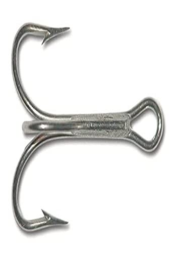 Mustad Mustad 3551 Classic Treble standaard sterkte vishaken | Visgerei voor visuitrusting | Wordt geleverd in brons, nikkel, goud, blond rood, [Maat 12/0, Pack van 25], Duratin