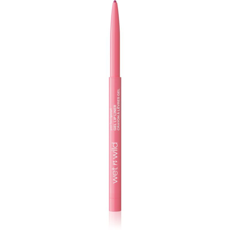 Wet n Wild Perfect Pout Gel Lip Liner, Hooggepigmenteerd Lippenpotlood met Semi-Matte Finish, Modelleert en Vormt de Lippen, Kleur Comes Naturally