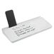 Amazon Basics Bureauwhiteboard met organizer en accessoires, 40,6 x 4,8 cm, wit