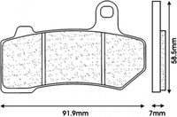 CL BRAKES Plaques de frein pour moto Harley Davidson 1800 CVO 2010-2020 1172A3