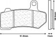 CL BRAKES Plaques de frein pour moto Harley Davidson 1800 CVO 2010-2020 1172A3