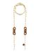 Cheeky Chain Munich Cheeky Chain Clara Ketting kastanjebruin / goud