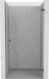 Mexen Lunar-B porte battante douche droite 65 cm, transparent, canon de fusil
