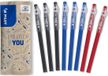 PILOT - Set van 8 FriXion Ball Stick - Uitwisbare pen - 3 blauw, 3 zwart, 2 rood - Medium punt