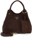 GUESS Lorella Logo Girlfriend Tote Handtas Espresso