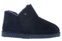 Warmbat Willow Suede Dames Sloffen - Donker Marineblauw
