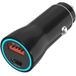 Phonillico® Snelle autolader Sigarettenaansteker Dual Charge USB-poort USB C