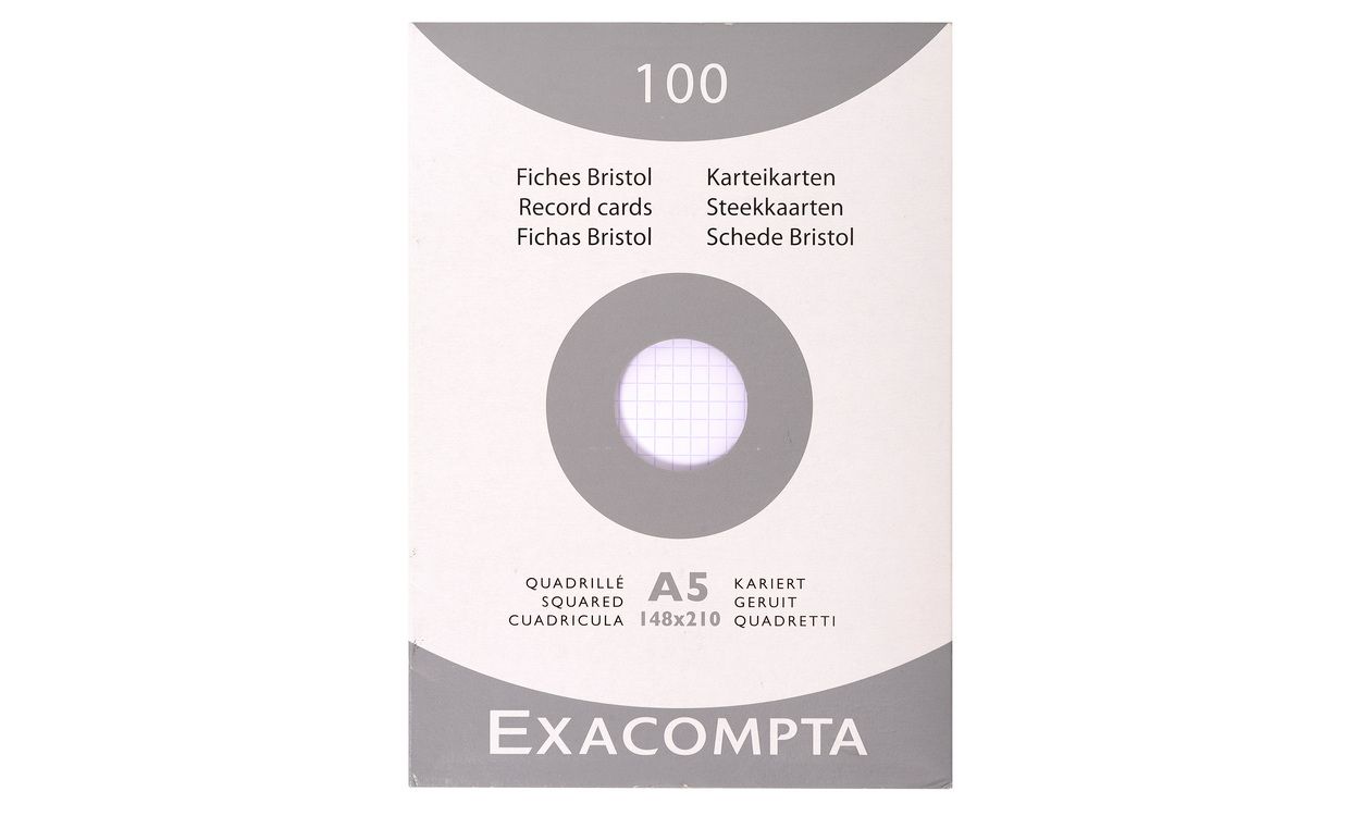 Exacompta 13208E Index Cards - White