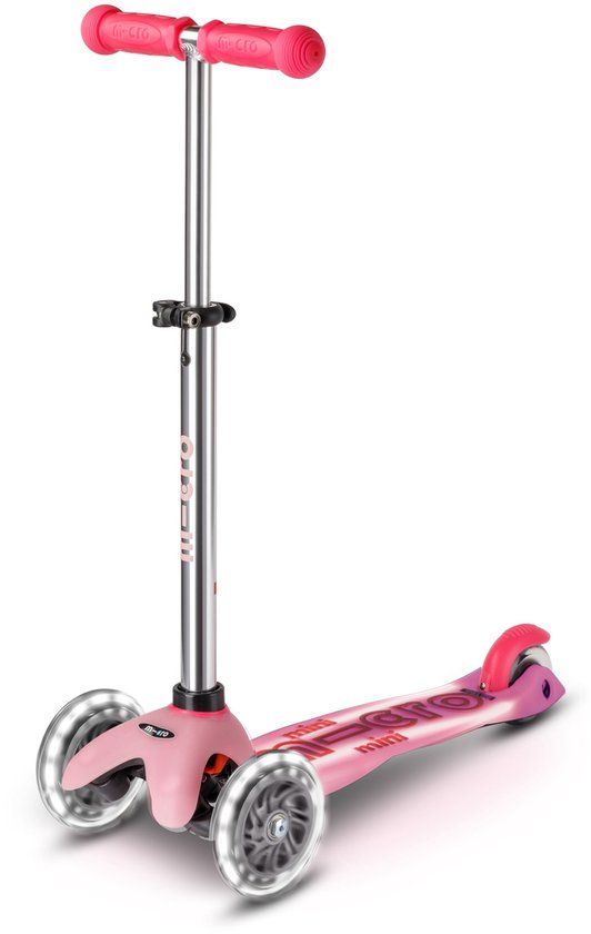 Micro Mini Deluxe LED Scooter - Glow Plus step voor kinderen 2-6 jaar - max 50 kg