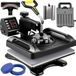 Machine de transfert thermique sans marque - Presse à chaud 6-en-1 - 29x38 cm avec accessoires