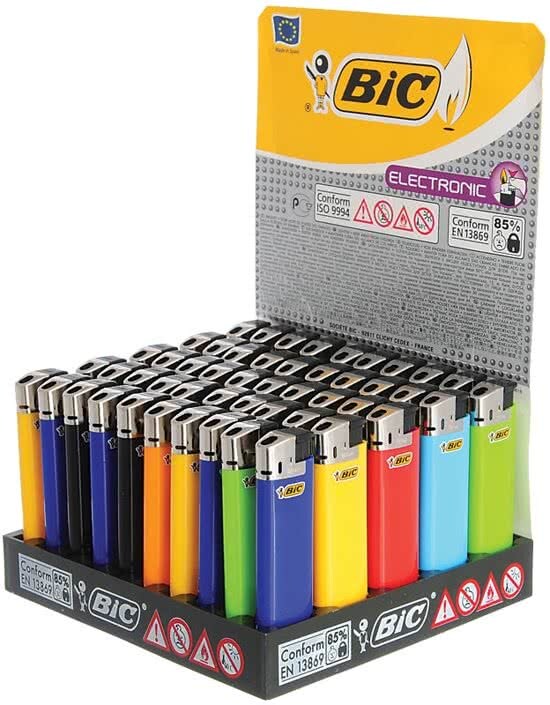 BIC Maxi Elektronische Aanstekers Display 50 stuks