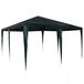 vidaXL Partytent Groen 400 x 400 x 266 cm Polyethyleen en Staal
