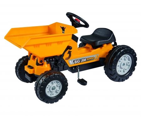 BIG Jim Dumper Traptractor - Dump Truck - Black/Yellow - Ages 3-5