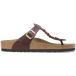 Birkenstock Pantoufles femme Gizeh Cuir huilé