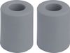 Deltafix Tampon de porte - 2x - butée de porte - gris - caoutchouc - 50 x 35 mm