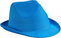 Myrtle Beach Trilby feesthoedje - Blauw - Polyester - Unisex - Volwassenen