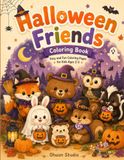 Halloween Friends: Coloring Book