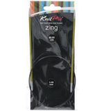 KnitPro Zing rondbreinaalden 60cm 3.50mm geel Metaal