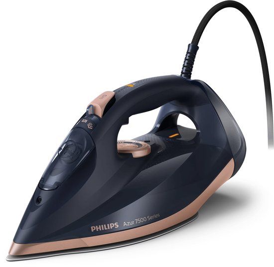 Philips DST7510/80 Droog- en stoomstrijkijzer SteamGlide Elite-zoolplaat 3200 W Zwart