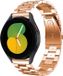 Strap-it Bracelet de montre intelligent en acier - Convient pour Samsung Galaxy Watch 5 - 40mm - Or rose
