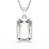 Swarovski Millenia hanger, Octagon-slijpvorm, Wit, Rodium toplaag