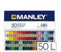 Manley Boîte avec 50 Craies Douces Multicolore Enfants