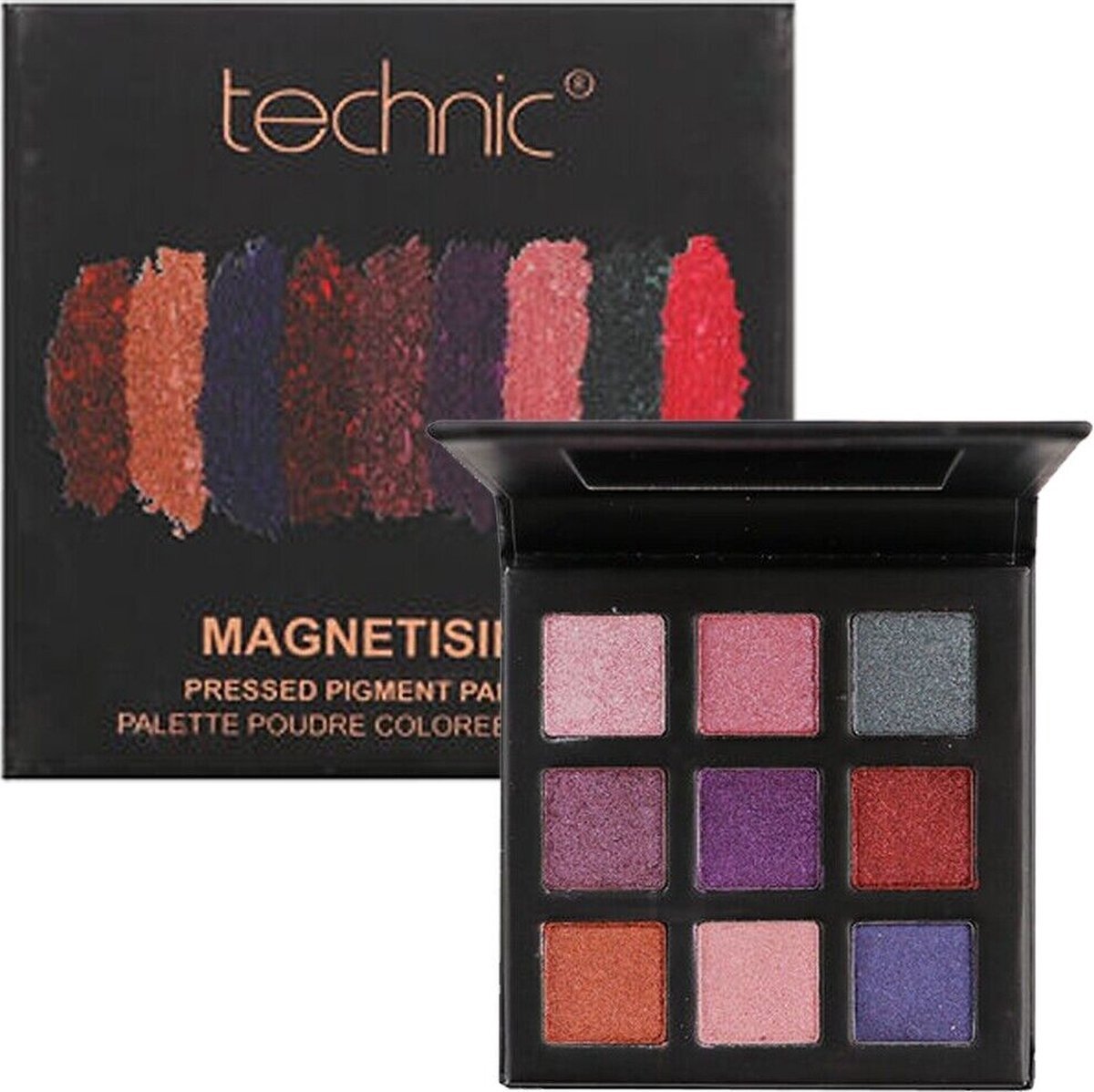 Technic Pressed Pigment Oogschaduw Palette - Magnetising