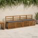 vidaXL - 1-delig - Coussin de banquette - VUGHT - 100% - Polyester - Gris - 120 x 30 x 5 cm