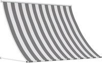 vidaXL Zonnescherm Antraciet en Wit 300 x 150 cm