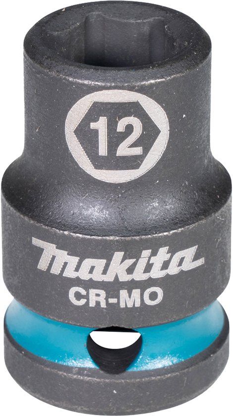 Makita E-16081 Impact Black Krachtdop 1/2 kort | 12 mm