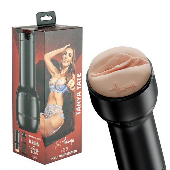 Kiiroo Pocket Pussy Tanya Tate - Masturbator voor Man - Realistisch en Zacht - Geoptimaliseerd voor Keon en PowerBlow - FeelStar Masturbators