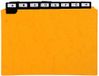 Exacompta Pak van 24 alfabetische tabbladen in karton met metalen tabs voor een klassement in de breedte 148x210mm. - Zwart - 13758E