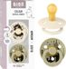 Moomin x BIBS Colour Fopspeen - 0-6 mnd - 2-pack - Rond - Ivory/Khaki