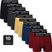 MONTCHO 10 Pack Boxershorts Heren - Aarde Mix - Voordeelpakket - Maat S t/m XXL