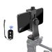 Atoptek Support de trépied pour iPhone, Adaptateur de pince de support de téléphone portable avec télécommande Bluetooth Pivotant à 360° pour tous les smartphones de 3,5 pouces à 6,7 pouces, iPhone 12 Pro 11 10, Galaxy S21 20 Note 20