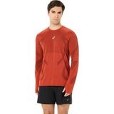ASICS Road Seamless Heren Hardloopshirt - Donkerrood, Maat XL