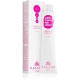 Kallos KJMN Cream Hair Colour Keratin Argan Oil - Hair Dye 100 Ml 811 Light Blonde With An Extra Ash Shade