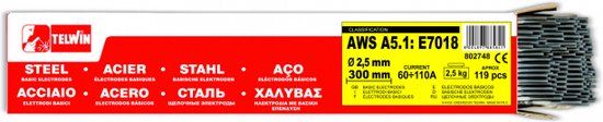 TELWIN - Basische laselektroden - D2.5x300 - 802748