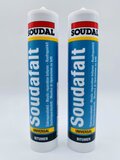 Soudal Soudafalt Zwart 300ml - Bitumen Kit - Waterproof