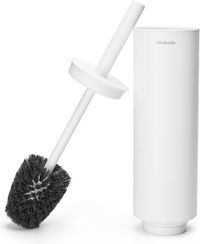 Brabantia MindSet brosse WC avec support - Autoportant et suspendu - Blanc minéral frais