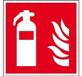brandpreventie.be Brandblusser Kunststof bord - 200 x 200 mm