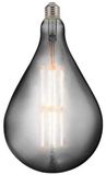 BES LED Torade LED Lamp - Design - E27 Fitting - Titanium - 8W - Warm Wit 2400K
