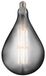 BES LED Torade LED Lamp - Design - E27 Fitting - Titanium - 8W - Warm Wit 2400K