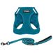 Best Pet Supplies Voyager Step-in Air Weerbestendig kattentuigje van mesh, instapharnas voor kleine en middelgrote katten, set, turquoise, XXS