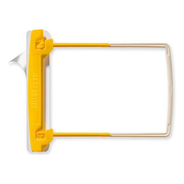 Jalema JalemaClip Stick-up archiefbinder clip met zelfklevende strip geel/wit (100 stuks)
