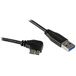 StarTech.com Slanke Micro USB 3.0 kabel haaks naar rechts 50cm