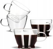 Mateusz Papliński STUDIO PAKA Set van 4 Dubbelwandige Espresso Glazen - 160ml Borosilicaat