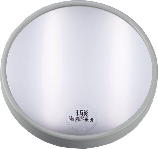 Fantasia Spiegel - 15x Vergroting - Wit - 13cm - Zuignap