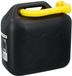 Benson Jerrycan - benzinetank - 10 liter - zwart - kunststof - lange schenktuit - brandstof